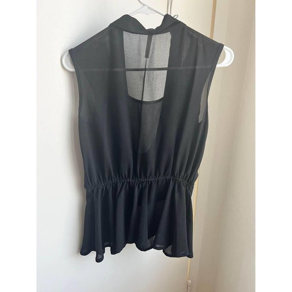 Chiffon Draped Top Size Small - Picture 2 of 2